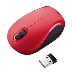 （まとめ）サンワサプライ 静音ワイヤレスブルーLEDマウス MA-WBL36R【×2セット】