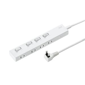 （まとめ）サンワサプライ 節電エコタップ TAP-S24-1【×2セット】