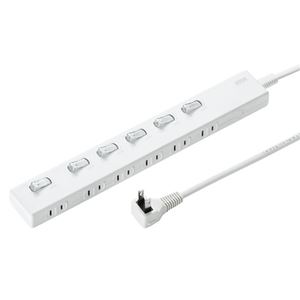 （まとめ）サンワサプライ 節電エコタップ TAP-S25-1【×2セット】