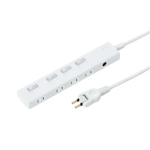 （まとめ）サンワサプライ 節電エコタップ TAP-S26-2【×2セット】