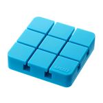 （まとめ）山崎実業 コードホルダー ウェブ L ブルー YJ-02678【×5セット】