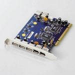 Logitec(ロジテック) PCI Bus用 IEEE1394&USB 2.0 I/Fボード LHA-FU2V