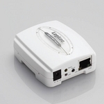Logitec(ロジテック) 10/100Mbps 双方向通信対応 USBプリントサーバ LAN-MFPS-U2