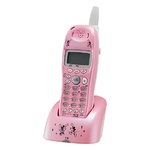 ユニデン ディズニーキャラクターコードレス電話増設子機(ディズニー着信音)UCT-012HS-P パールピンク