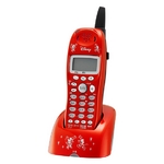 ユニデン ディズニーキャラクターコードレス電話増設子機(ディズニー着信音)UCT-012HS-R メタリックレッド