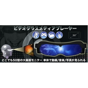 サンコー　ビデオグラスメディアプレーヤー　VIGLBL04