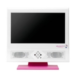 ユニデン　HELLO KITTY ハローキティ 19V型地上デジタルハイビジョン液晶テレビ　TL19TX1-R　ブラック/レッド