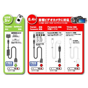 ビデオカメラ用外付バッテリー Energizer XP4000C