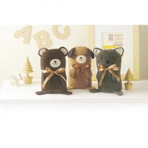 アニマルまきまきブランケット 3点セット