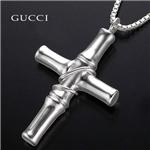 GUCCI バンブークロス ネックレス 131339