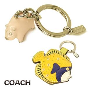 COACH アニマルキーホルダー 92158 ブタ