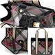 Vivienne Westwood�i���B���B�A���E�G�X�g�E�b�h�j�@�|�[�`�t�o�b�O�@TRANSPARRENT TARTAN�@4077 Nero