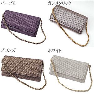 LANEVE(ランイヴ)イントレチャートチェーン付ウォレット　LE-5005 ブロンズ