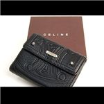 CELINE（セリーヌ） Wホック財布　107493 HBG 38NO ブラック