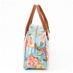 Cath Kidston キャスキッドソン バッグ Bowling Bag With Leather 230308 Box Floral Blue