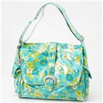 Kalencom マザーバッグ　LAMINATED BUCKLE GARDEN Lime