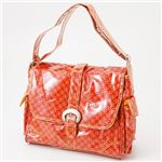 Kalencom マザーバッグ LAMINATED BUCKLE STAR Red