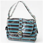 Kalencom マザーバッグ　LAMINATED BUCKLE CANAL STREET Turquoise