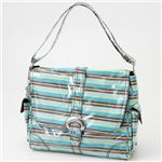 Kalencom マザーバッグ　LAMINATED BUCKLE CHAMELEON Blue