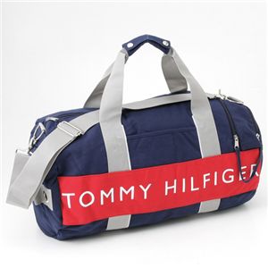 TOMMY HILFIGER(トミーヒルフィガー) ボストンバッグ HARBOUR POINT2 Navy×Red