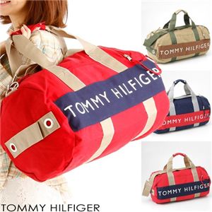 TOMMY HILFIGER(トミーヒルフィガー) ボストンバッグ HARBOUR POINT2 Red×Navy