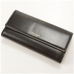 KATE SPADE（ケイトスペード）レザー長財布 MARIA 086 PWRU0072 Black/Porcelain