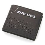 DIESEL（ディーゼル） レザー 2つ折り財布 XM89 PR529 T8013・A/Black 