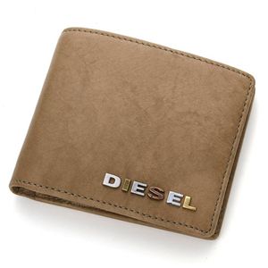DIESEL(ディーゼル) レザー 2つ折り財布 XM62 PR507 T7407・B/Dusty Green