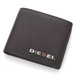 DIESEL（ディーゼル） レザー 2つ折り財布 XM62 PR507 T8013・B/Black 