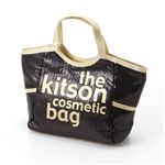 kitson（キットソン） コスメティック バッグ KSG0147・Black×Gold