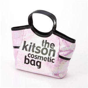 kitson（キットソン） コスメティック バッグ KSG0150・Pink×Black