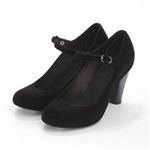 melissa（メリッサ） ラバー ドールパンプス ASHIA Black Flock EUR 40 （25.5-26.0cm）