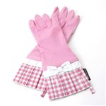 GLOVEABLES(グローバブルズ) ウォッシンググローブ 502G・【GINGHAM】Pink/WhiteBow
