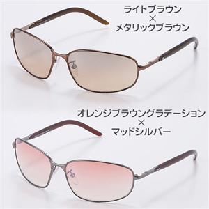 POLICE �T���O���X 8015-K01A ���C�g�u���E���~���^���b�N�u���E��
