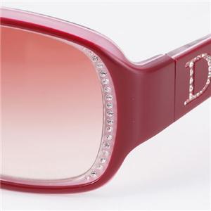 Christian Dior �T���O���X STRASS1-AZK/TX �u���E���V�F�[�h�~�u���E�����I�����W