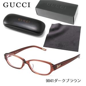 GUCCI ダテメガネ 9041J-C6Y／9041・ダークブラウン(セリート、ギフトBOX、ケース付属)
