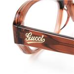 GUCCI ダテメガネ 9041J-C6Y／9041・ダークブラウン(セリート、ギフトBOX、ケース付属)
