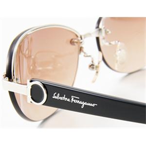 Salvatore Ferragamo �T���O���X 1130/511/�u���E���O���f�[�V�����~�V���o�[