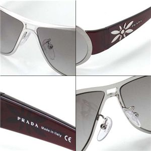 PRADA�i�v���_�j �T���O���X Asian Fitting 56GSA-1AD/3M1�^�X���[�N�V���o�[�E�u���E��