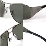 Ray Ban(レイバン) サングラス 3320-041/71／グレーグリーン×サテンガンメタル