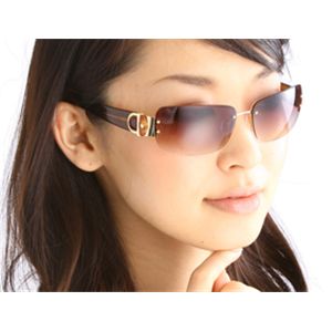 MARC JACOBS(マークジェイコブス) サングラス 103-SDV/ZR/ブラウングラデーション×ゴールド&クリアブラウン