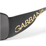 DOLCE&GABBANA サングラス 2014-01/87／スモーク×ブラック&ゴールド