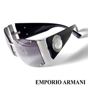 EMPORIO ARMANI サングラス 9458F／BGY/VK／ライトスモークグラデーション×シルバー&ブラック