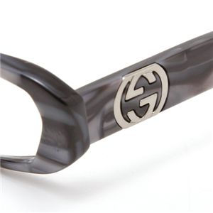 GUCCI ダテメガネ 9051J-SVE クリア×ブラック&グレーマーブル