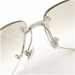 BVLGARI サングラス 625-104/11 クリア×シルバー＆クリアグレー