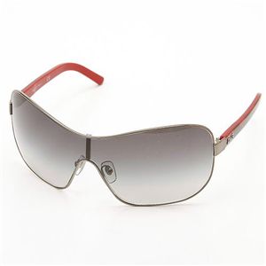 D&G(ディー・アンド・ジー) サングラス 6053-328/8G ライトグレーグラデーション×シルバー&レッドチェック