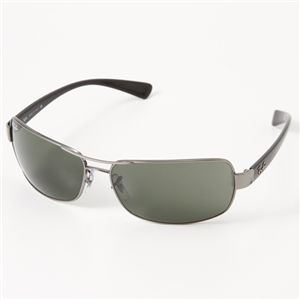 RAYBAN(レイバン) サングラス ガラスレンズ 3379-014/51/ダークグリーン×ガンメタル&ブラック