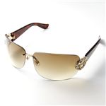 GUCCI(�O�b�`) �T���O���X 2833-SPV/IS/�u���E���O���f�[�V�����~�S�[���h&�x�b�R�E
