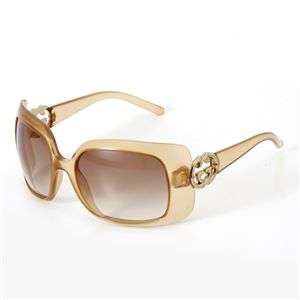 GUCCI(グッチ) サングラス 3034-VMT/S8/ライトブラウングラデーション×クリアベージュ