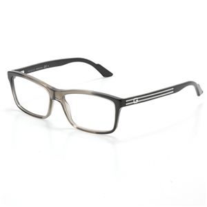 Gucci(グッチ) ダテメガネ クリアグレー&ブラック 1645-75O